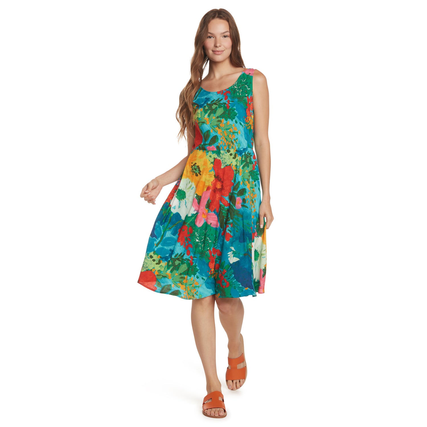 Natalie Dress - Blue Garden