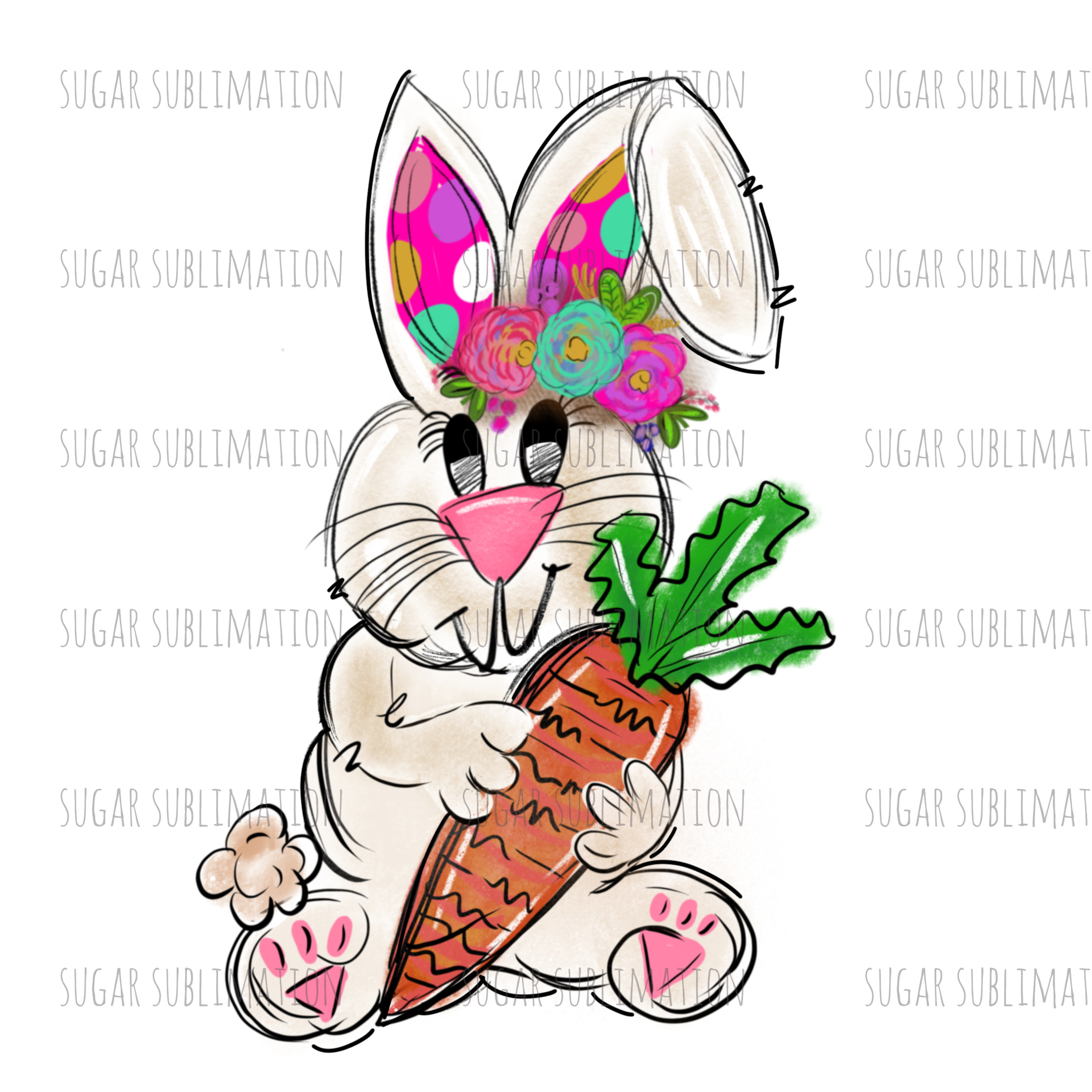 Download Boy Bunny - Girl Bunny - Easter - sublimation transfer ...