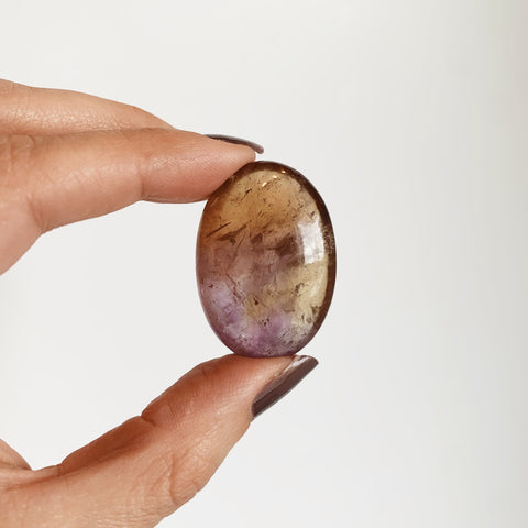 Ametrine Palm Stone