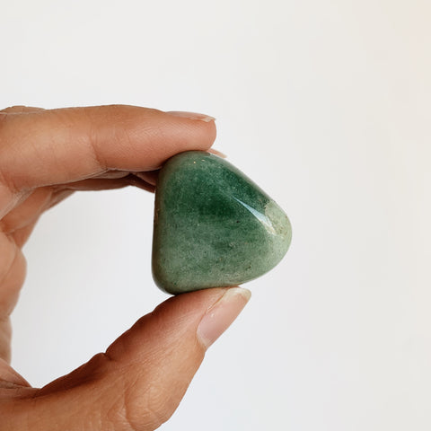 Green Aventurine Tumble, Green Crystal, Prosperity Crystal