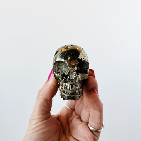 Pyrite Skull