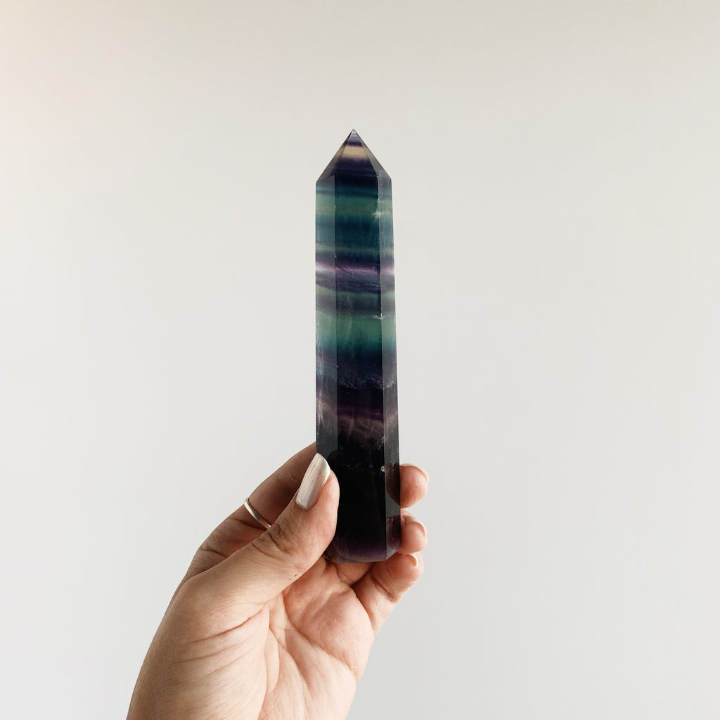 Rainbow Fluorite, a great stone for Summer