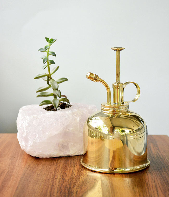 Rose Quartz Candle Holder 