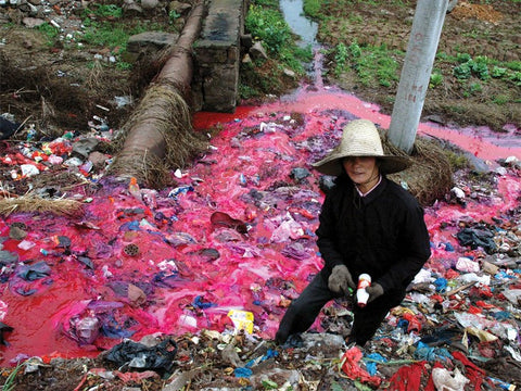 Water Pollution from Clothing Dyes
