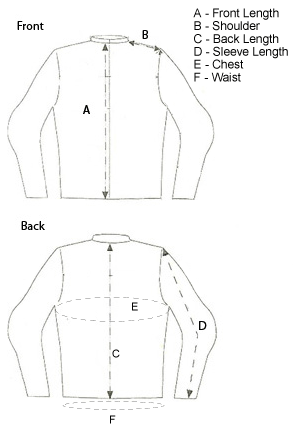 Leatherup Size Chart