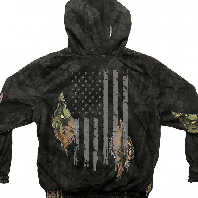 Mossy Oak and Hot Leathers GMZ4470 Mens Limited Edition Mashup Flag