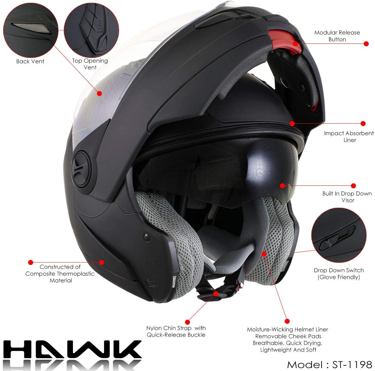 dot approved helmet quick release