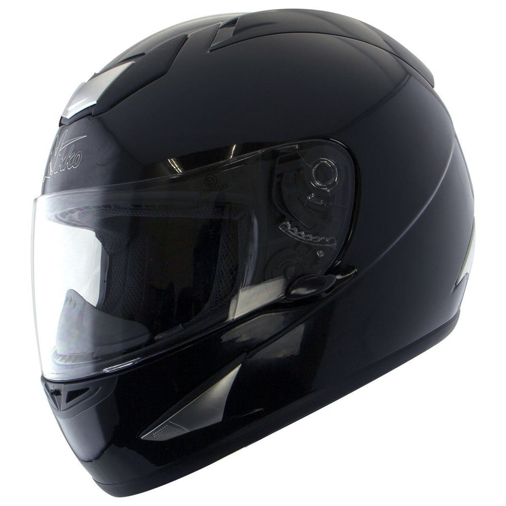 Nikko N917 Matte Black Full Face Motorcycle Helmet