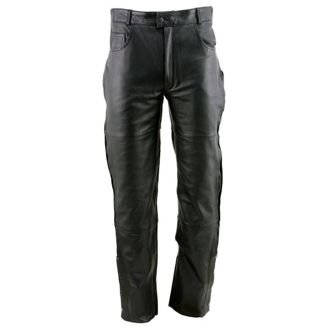 Xelement B7600 Motorcycle Leather Pants for Women - Ladies High