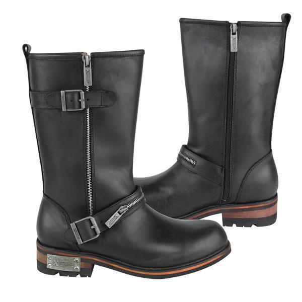 mens black engineer boots