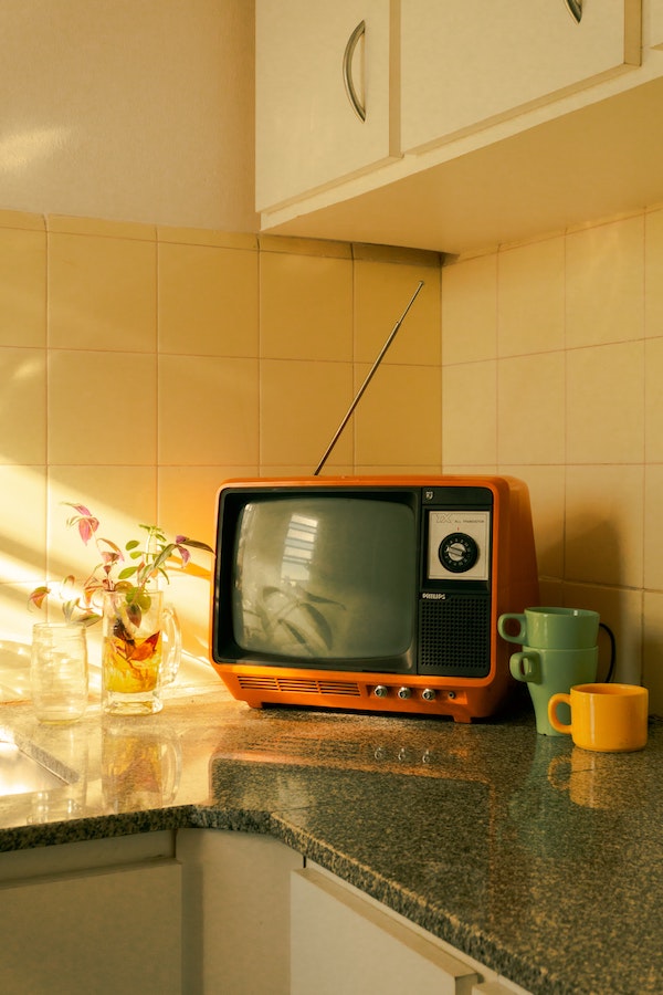 A vintage television