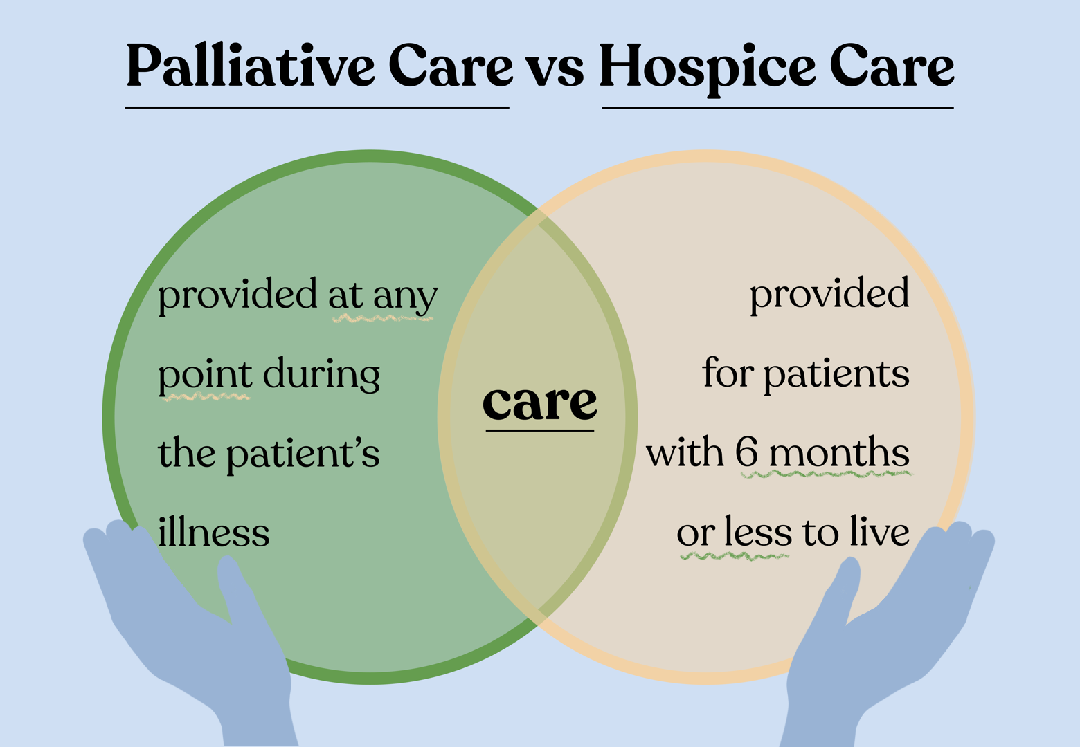 hospice care vs palliative care