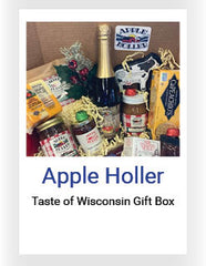 Apple Holler taste of Wisconsin gift basket