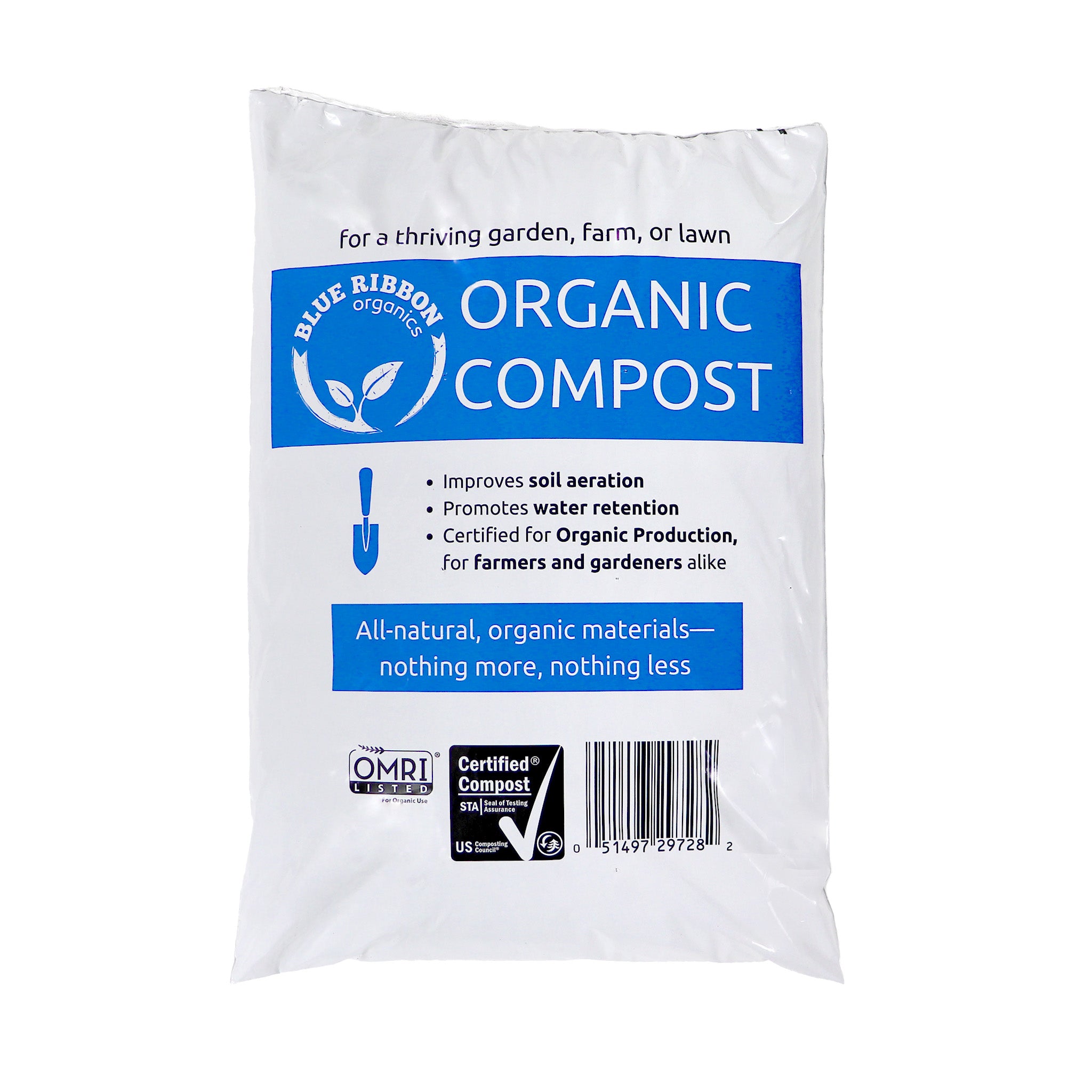 Image of Blue Ribbon Organics Compost for vegetable garden