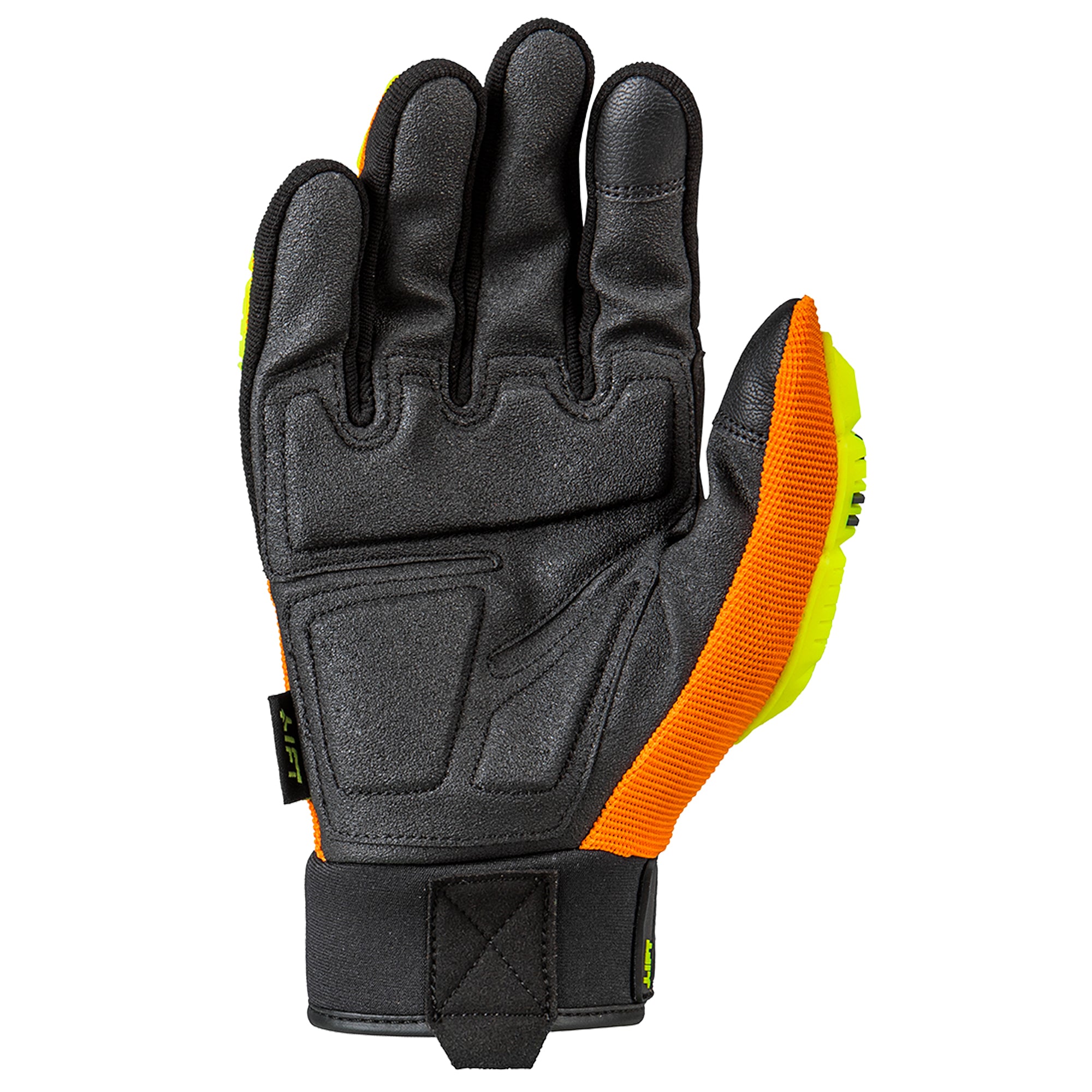 Orange Polyester Work Gloves with Polyurethane Coating – Lift Truck