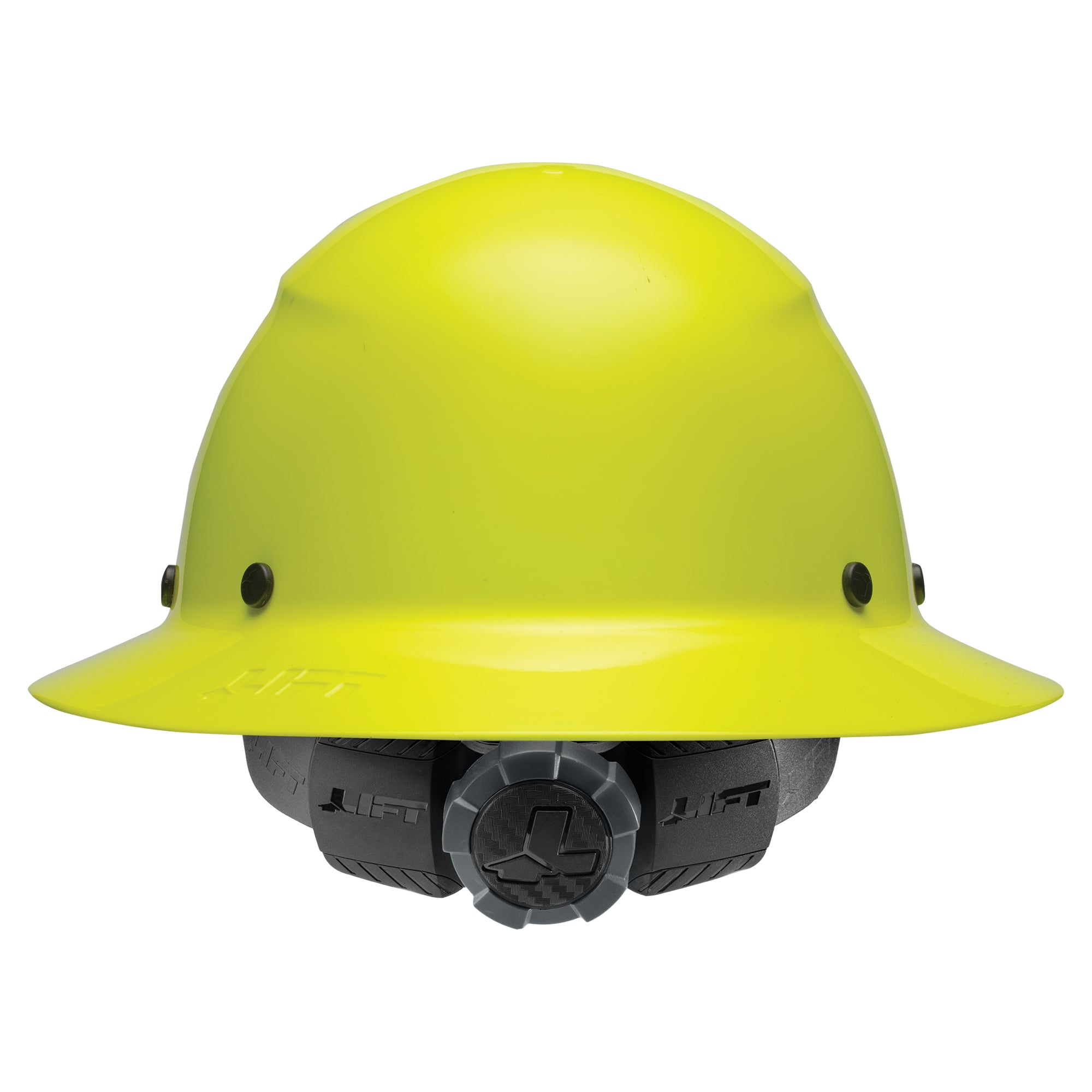 Dax Full Brim Hard Hat Hi Viz Lift Safety