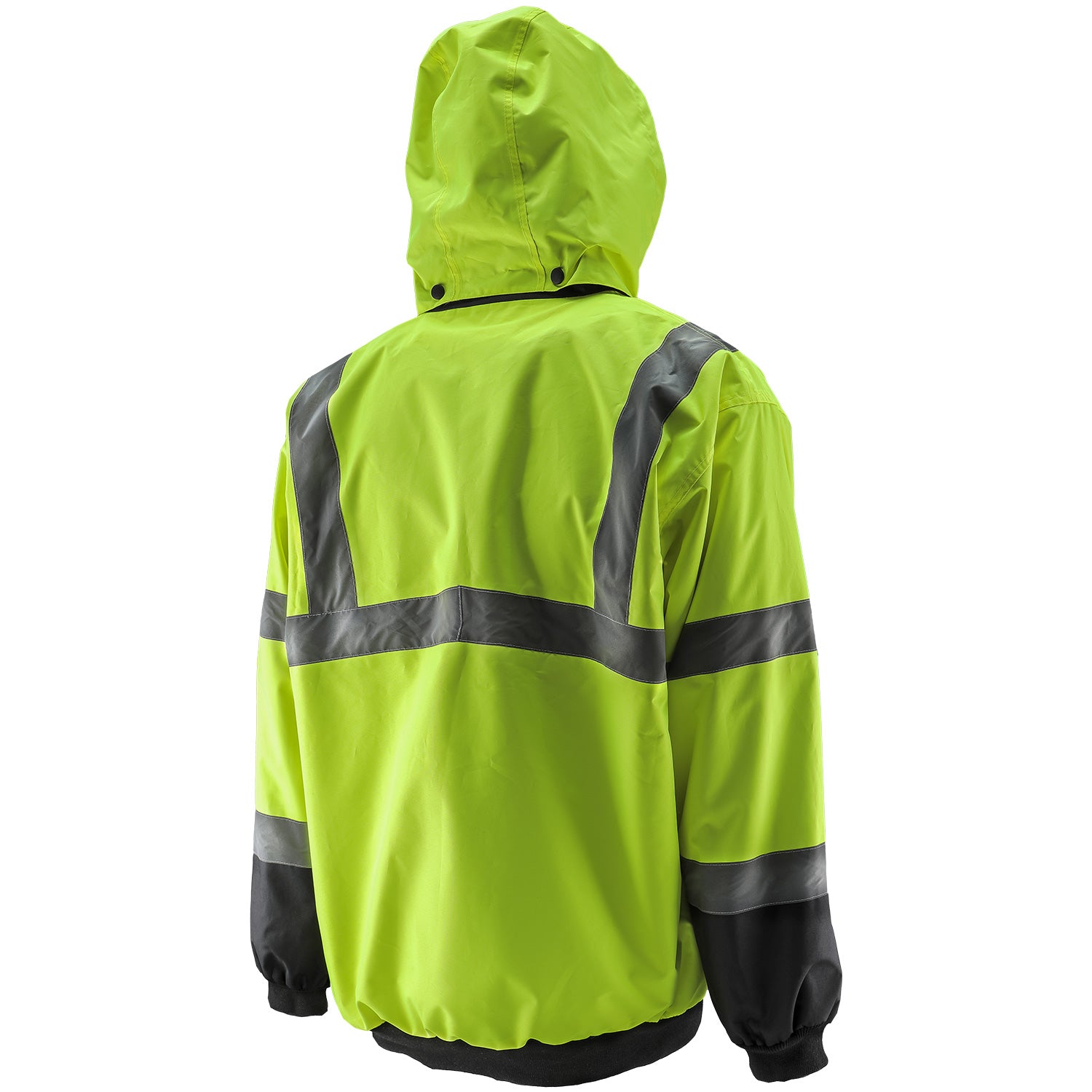 ASIPHITU Reflective Jacket for Men High Visibility Winter Jackets  Waterproof Yellow Black Safety Jacket for Men Cold Weather Hi Vis  Construction