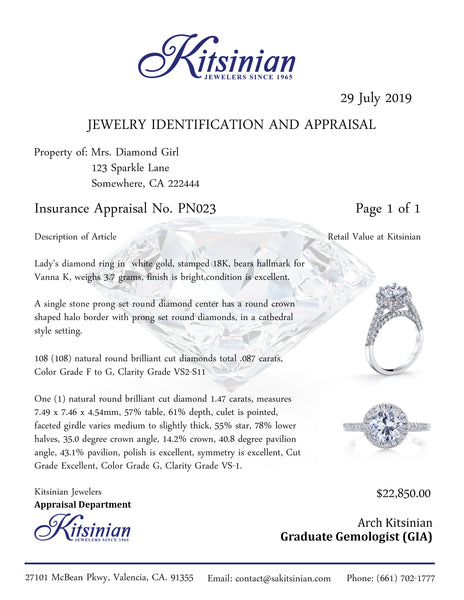 Jewelry Appraisals - Kitsinian Jewelers