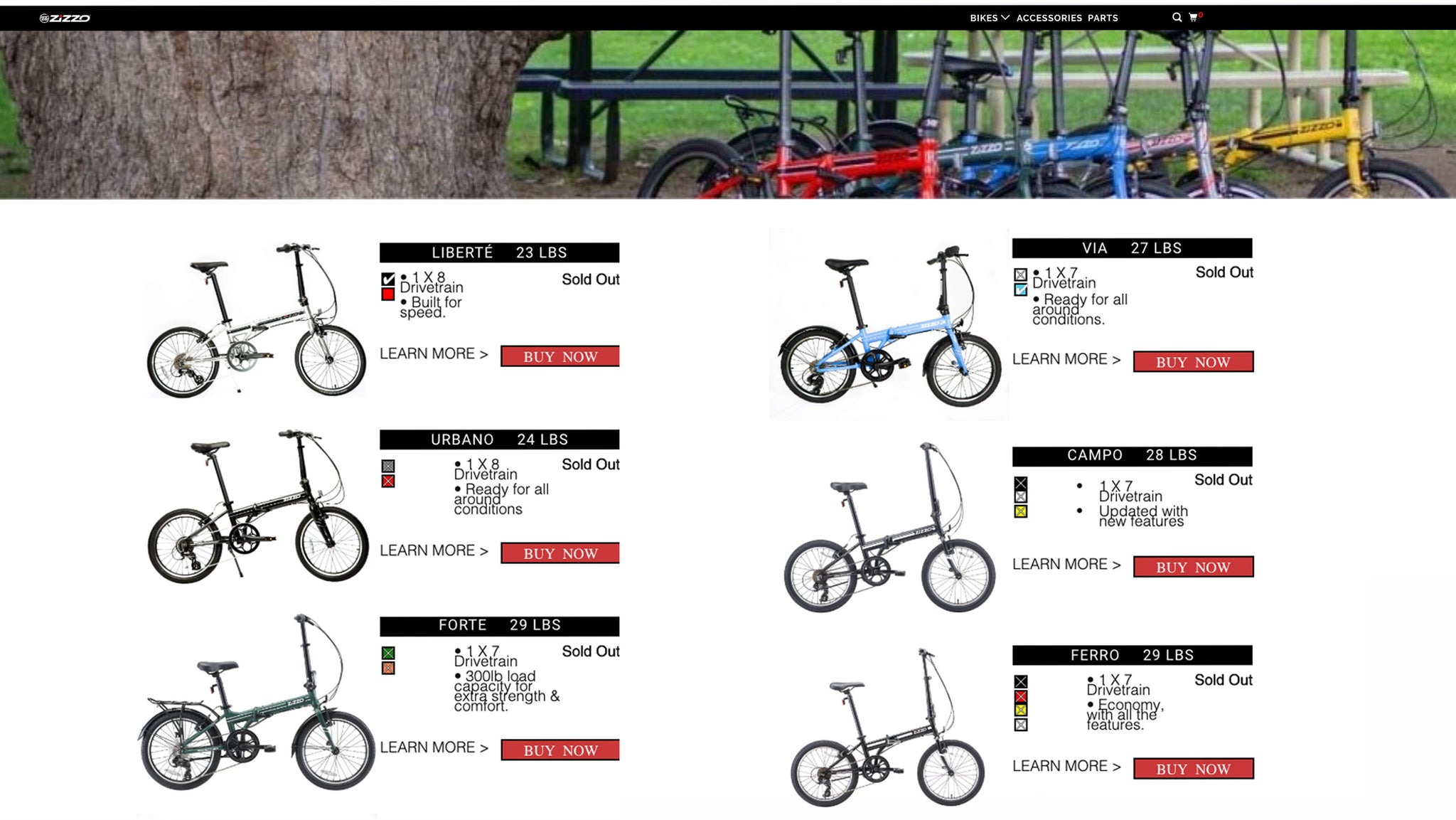 zizzo bike dealers