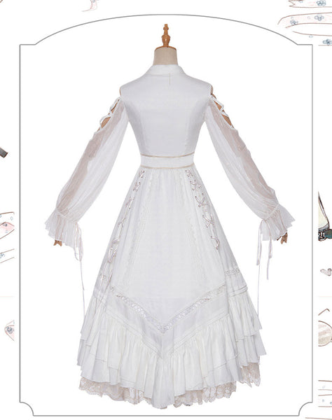 Sacrificial Ceremony ~ Classic Long Lolita Dress Elegant Maxi Party Dress