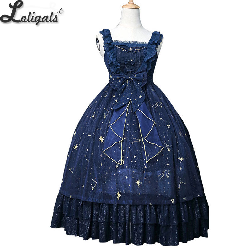 navy blue star dress