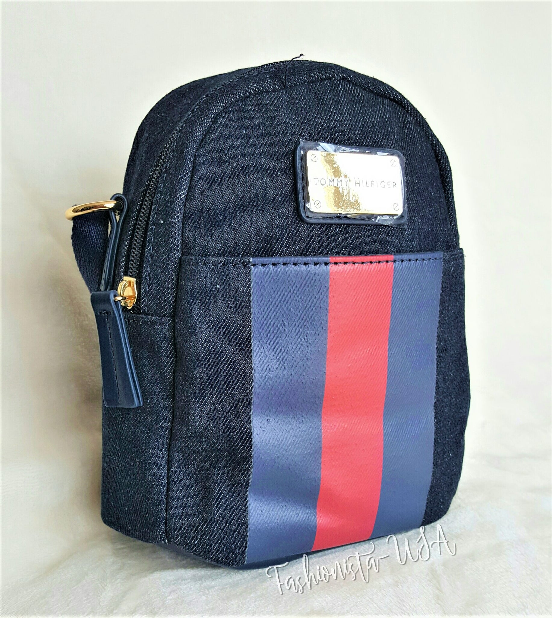 tommy hilfiger mini backpack blue