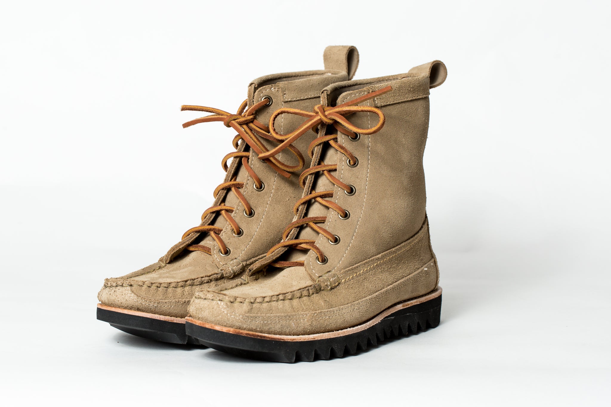 light tan work boots