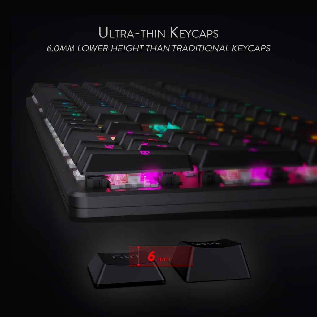 Teclado Gamer Mecánico Redragon Shrapnel RGB (ESP) Blue Switch –