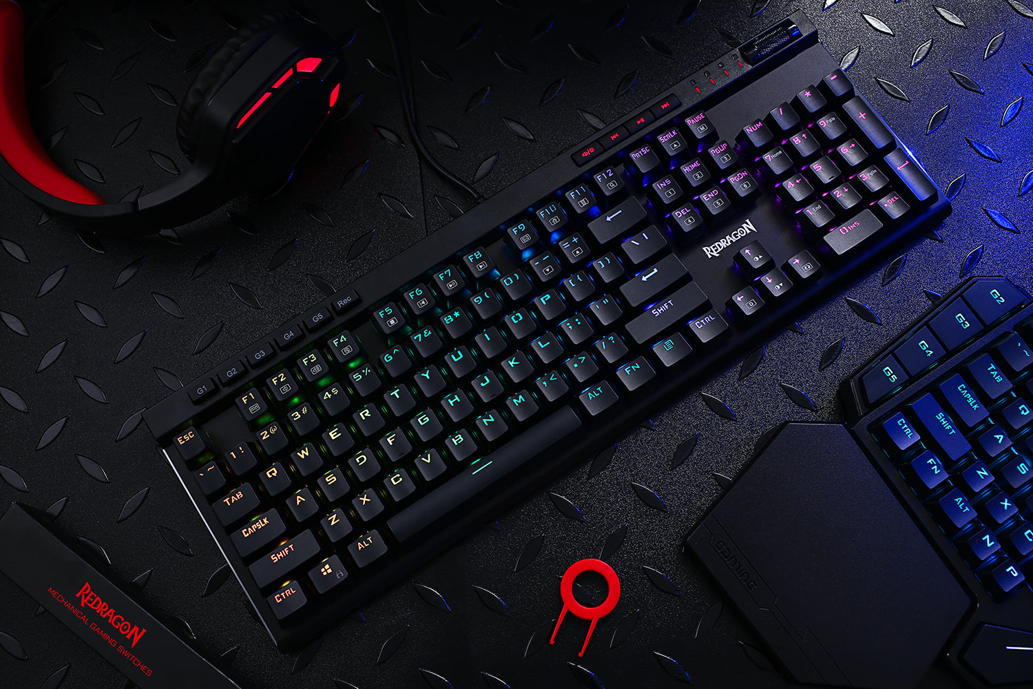 Redragon K580 VATA RGB LED Backlit Mechanical Gaming Keyboard 104