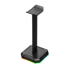 Redragon HA300 Scepter Pro Headset Stand RGB Backlit Gaming Headphone Stand with Aluminum Supporting Bar