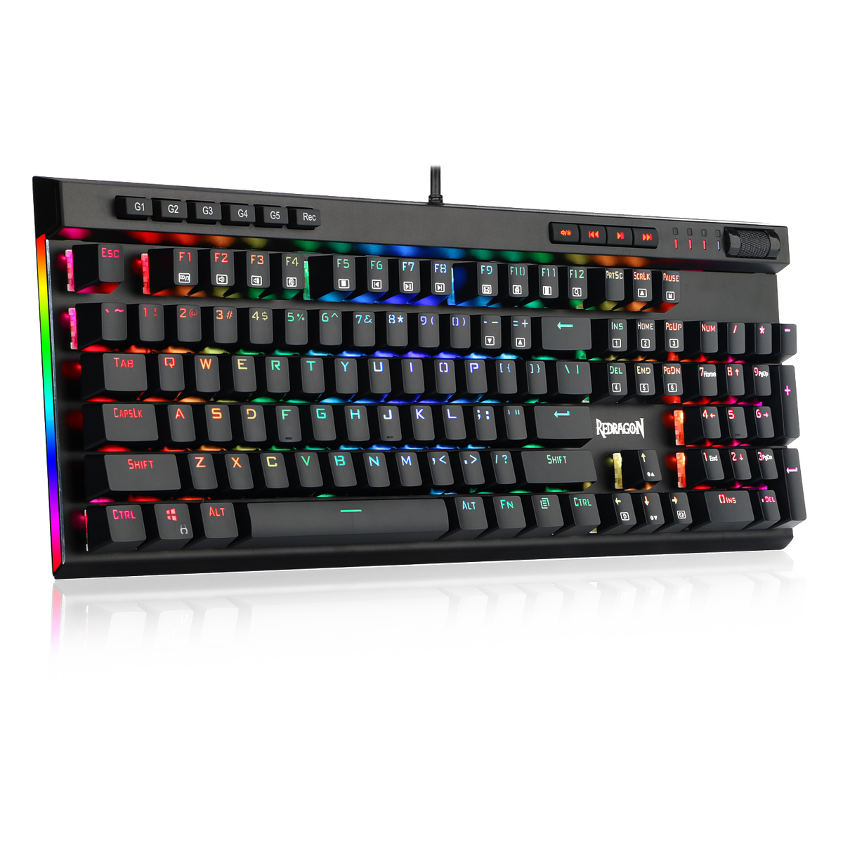 redragon keyboard light respond to keytouch