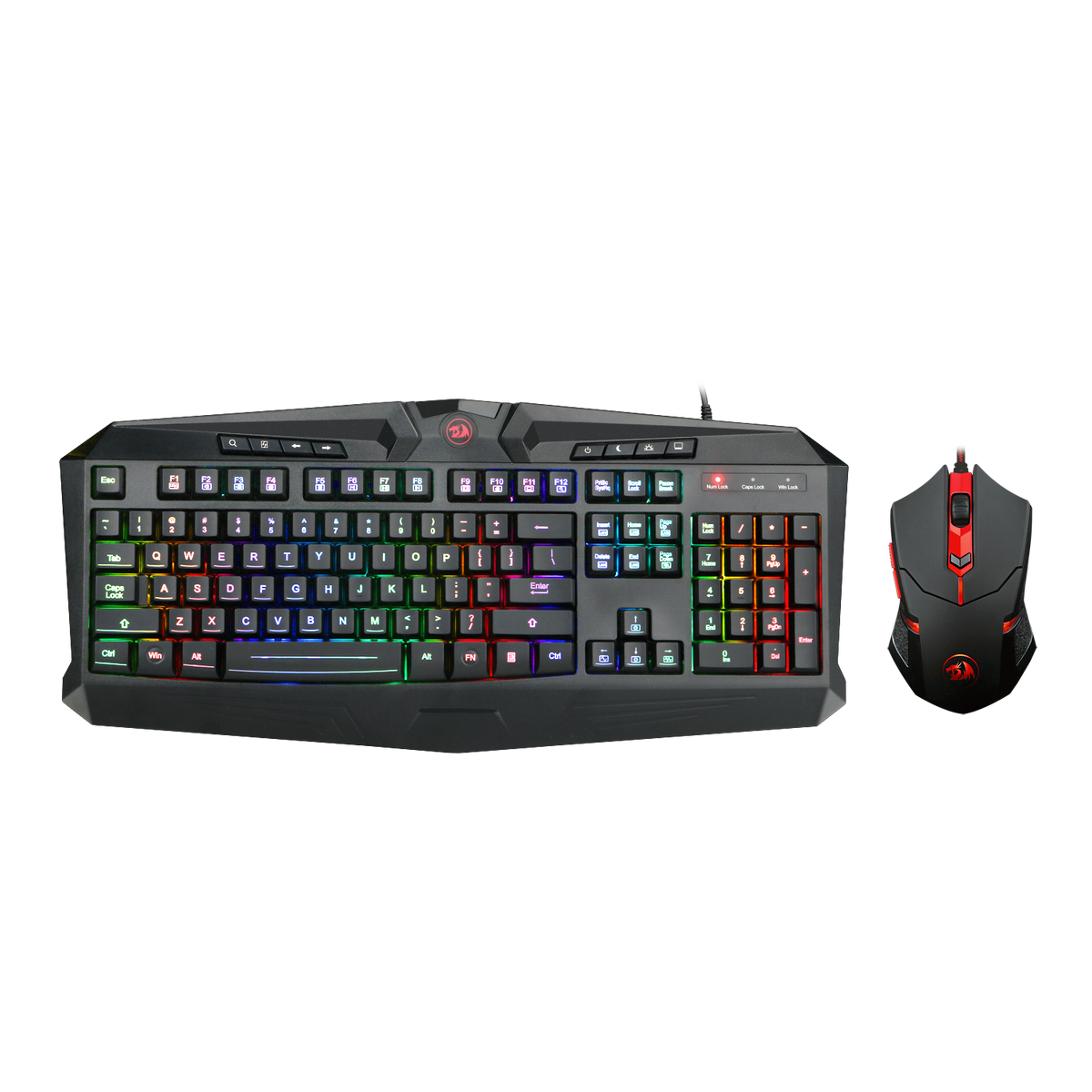 Redragon S101 1 Gaming Keyboard Mouse Combo Rgb Led Backlit 104 Keys Redragon Zone