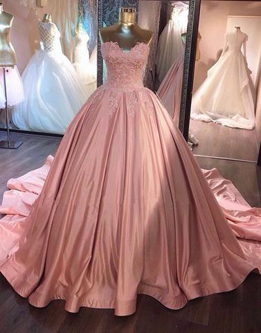 rose colored formal dresses