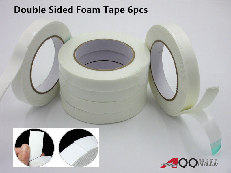 6pcs Pack 9 White Double Sided Foam Tape 3m Long Strong Sticky 9 Mall