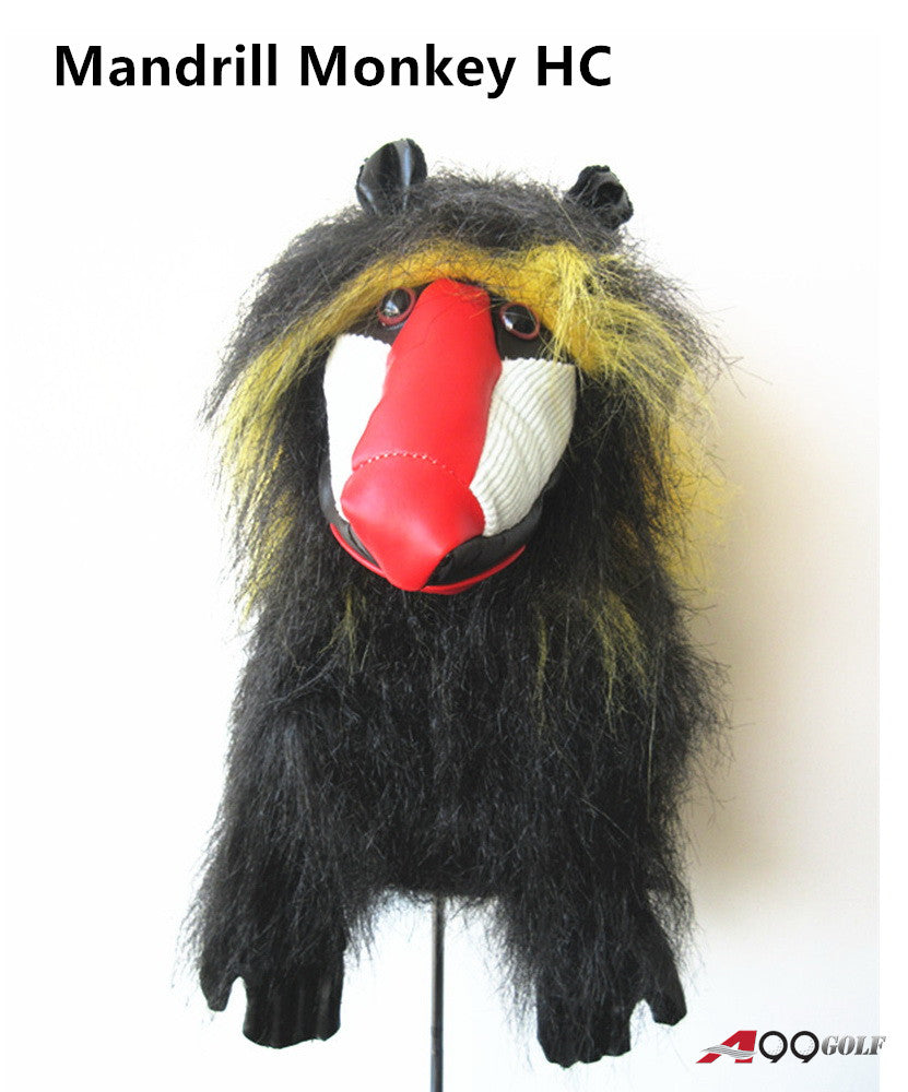 9 Golf Animal Mandrill Monkey Head Cover 9 Mall