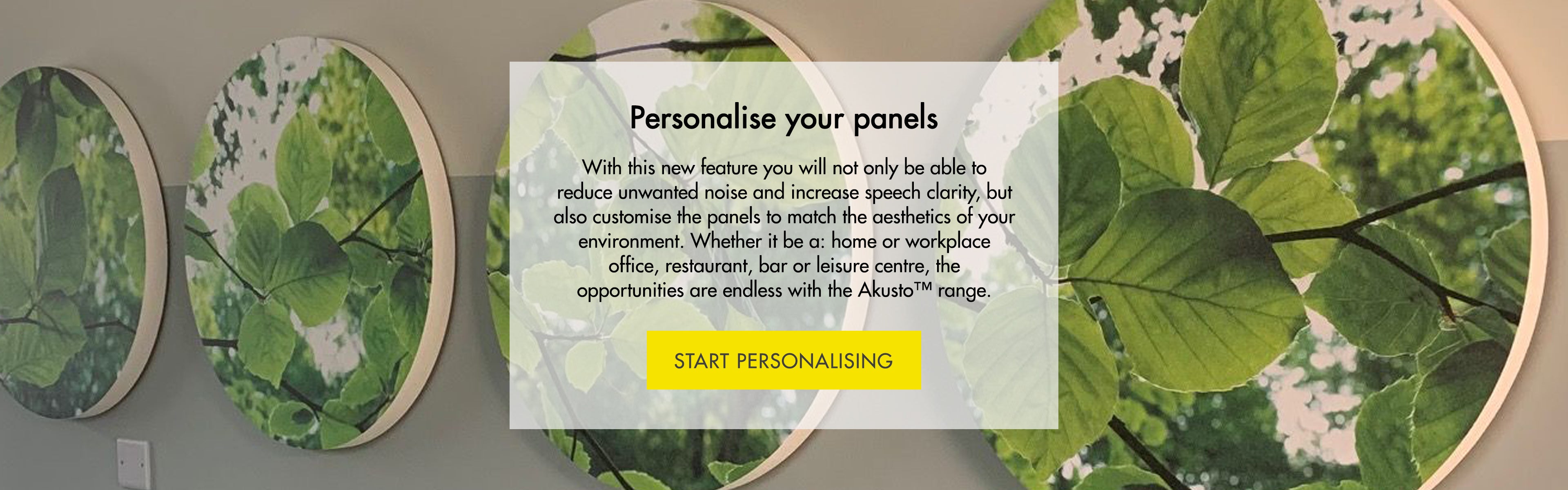 Personalise Your Panels