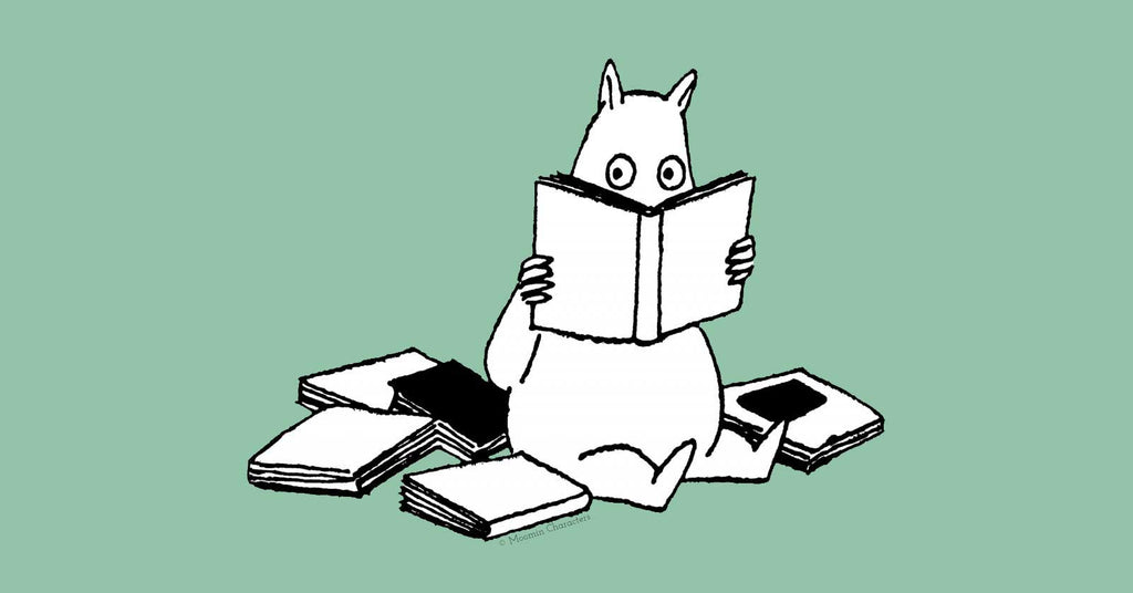 Moomin reading