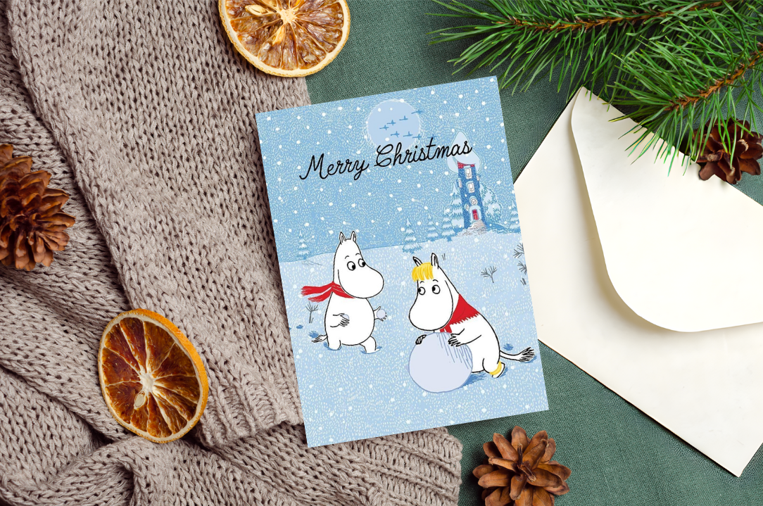 Moomin Christmas card