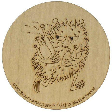 Wooden Coaster Stinky The Official Moomin Shop United Kingdom