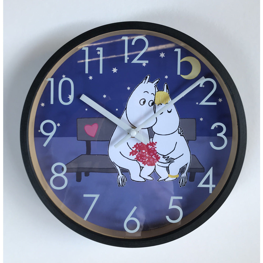 Wall Clock Night Love The Official Moomin Shop United Kingdom