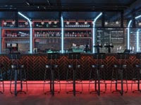 An example of utilising SPLASH12 LED strip in a cocktail bar