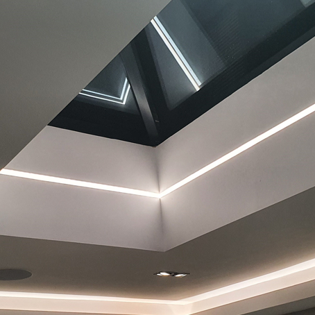 Roof Lanterns & Skylights LED strip lighting