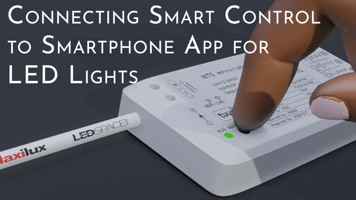 Connecting Smart Controller to Smartphone App for LED Lights