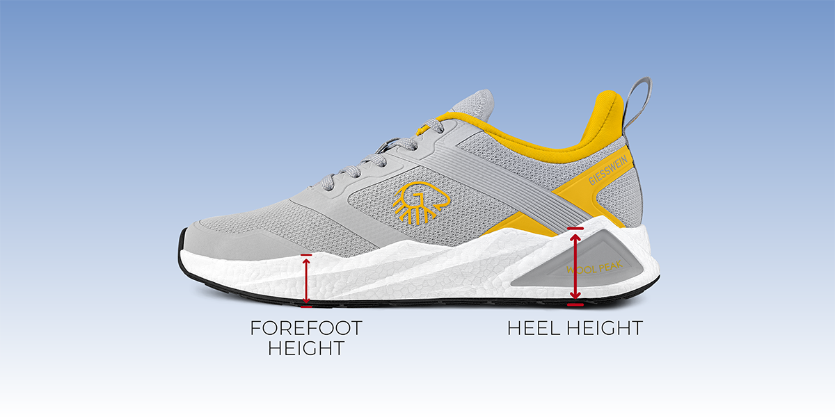 Heel drop calculation