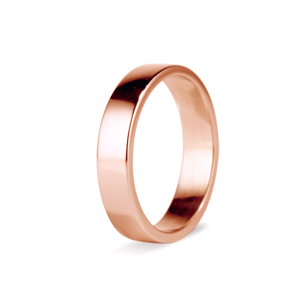 Rose Gold Flat Band - 9ct