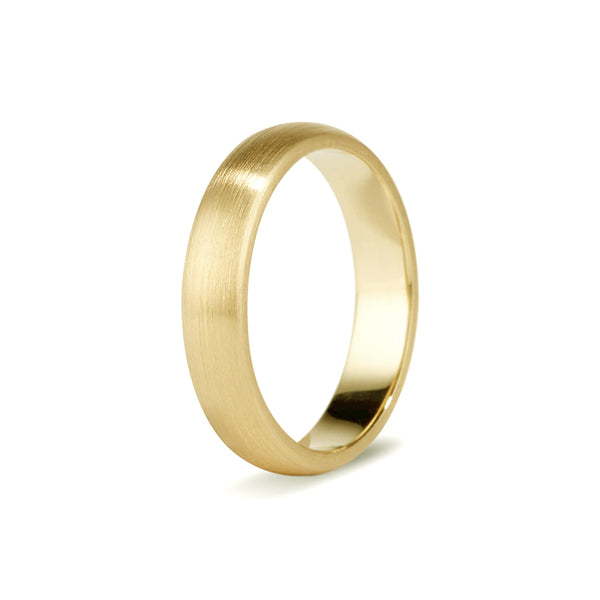 Yellow Gold Half Round Band - 9ct