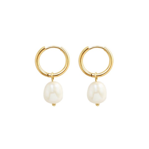 Dangling Pearl Earrings