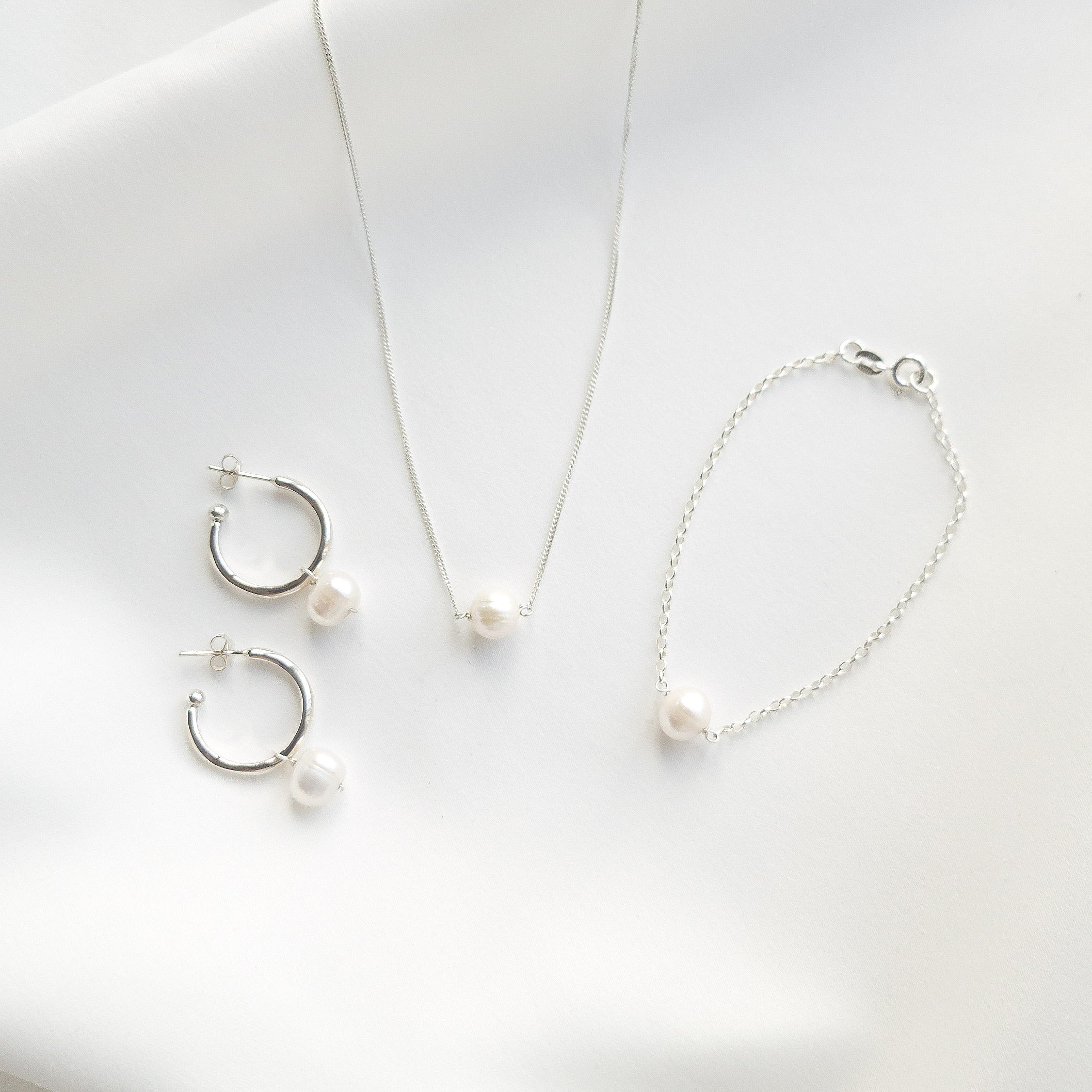 Silver Pearl Necklace | Meraki Jewellery Design | The Local Edit
