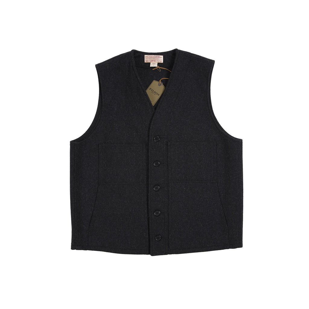 Filson Wool Mackinaw Vest in Charcoal – Dick's Edinburgh