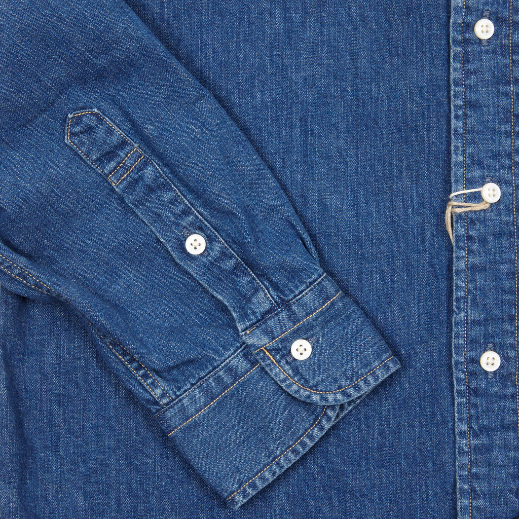 Orslow Washed Used Denim Shirt in Blue – Dick's Edinburgh